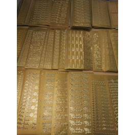 Überraschungsset Konturensticker gemischt gold