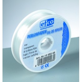Perlonfaden klar 0,15 mm