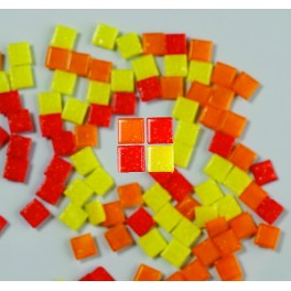 MosaixPro Glassteine 20x20 rotmix