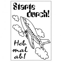 Stempelset mit Acrylblocks Geburt