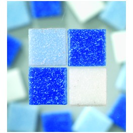MosaixPro Glassteine 20x20 blaumix