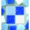 MosaixPro Glassteine 20x20 blaumix