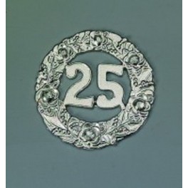Wachsdekor Jubiläumskranz 25Jahre