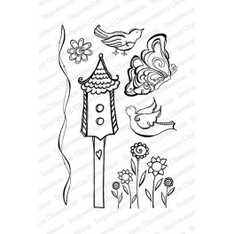 Motivstempel "Snow Happy"