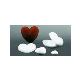 Styroporherz voll/flach