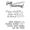Stempelset mit Acrylblocks Geburt