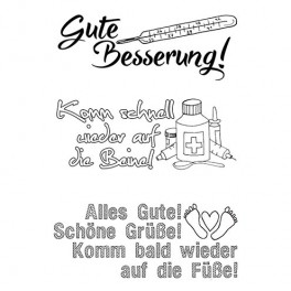 Stempelset mit Acrylblocks Geburt