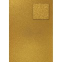 Glitterkarton dunkelgold