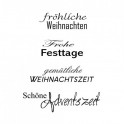 Stempelset mit Acrylblocks Geburt