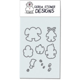 Clear Stamp Set "Moody Unicorns"