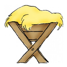 Motivstempel "Nativity Manger"