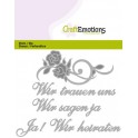 Schneideschablone "Gras,Kaninchen,Hasen"