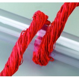 Raffia Gartenbast rot