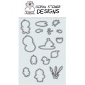 Clear Stamp Set "Moody Unicorns"