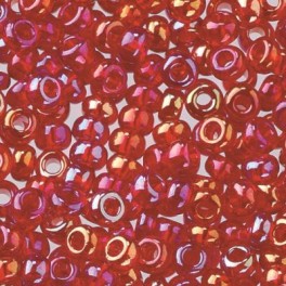 Rocailles 2,6mm irisierend fuchsia