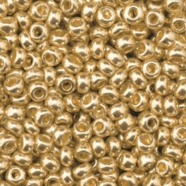 Rocailles 2,6mm metallic altgold