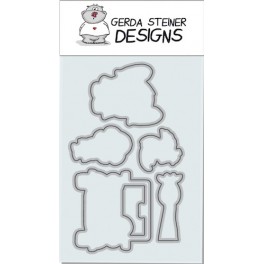 Clear Stamp Set "Moody Unicorns"