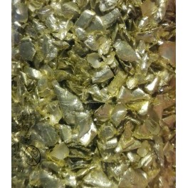 Metallic Flakes apple green