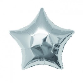 Folienballon silber "1"
