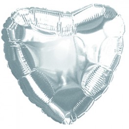 Folienballon silber "1"