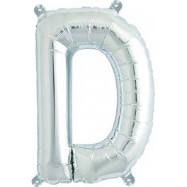 Folienballon silber "1"