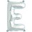 Folienballon silber "1"