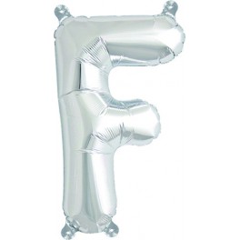 Folienballon silber "1"