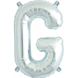Folienballon silber "1"