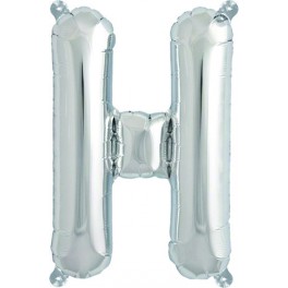 Folienballon silber "1"