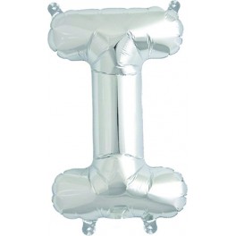 Folienballon silber "1"