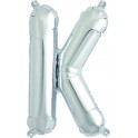 Folienballon silber "1"