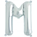 Folienballon silber "1"