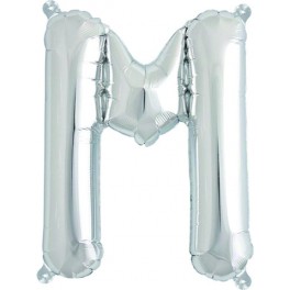 Folienballon silber "1"