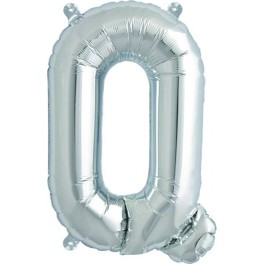 Folienballon silber "1"