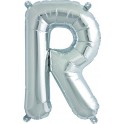 Folienballon silber "1"