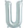 Folienballon silber "1"