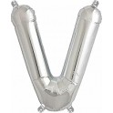 Folienballon silber "1"