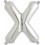 Folienballon silber "1"