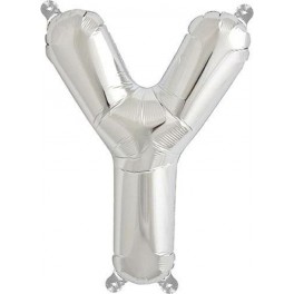 Folienballon silber "1"