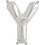 Folienballon silber "1"
