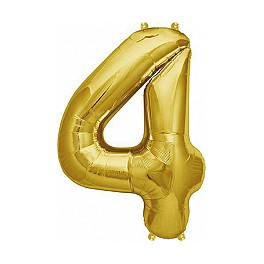 Folienballon silber "1"