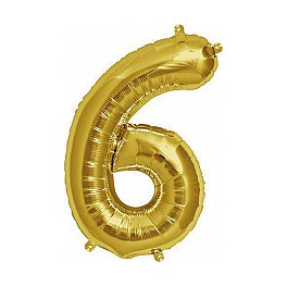 Folienballon silber "1"