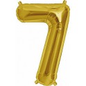Folienballon silber "1"