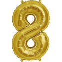 Folienballon silber "1"
