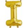 Folienballon silber "1"