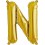Folienballon silber "1"