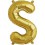 Folienballon silber "1"