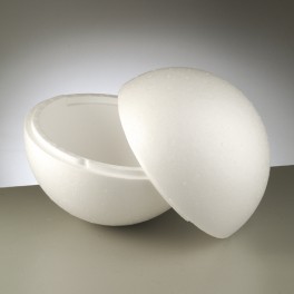 Styroporkugel 200mm - teilbar