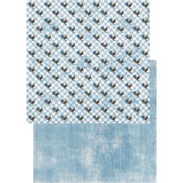 Designpaper Springtime Collection "Flower Hexagon"