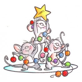 Motivstempel "Kuchenmäuse"